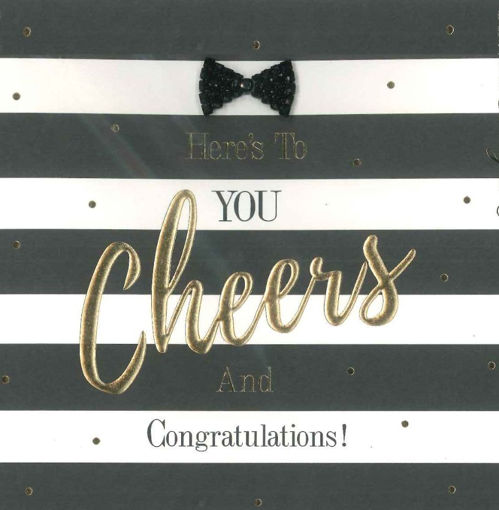 Picture of HERES TO YOU CHEERS AND CONGRATULATIONS CARD